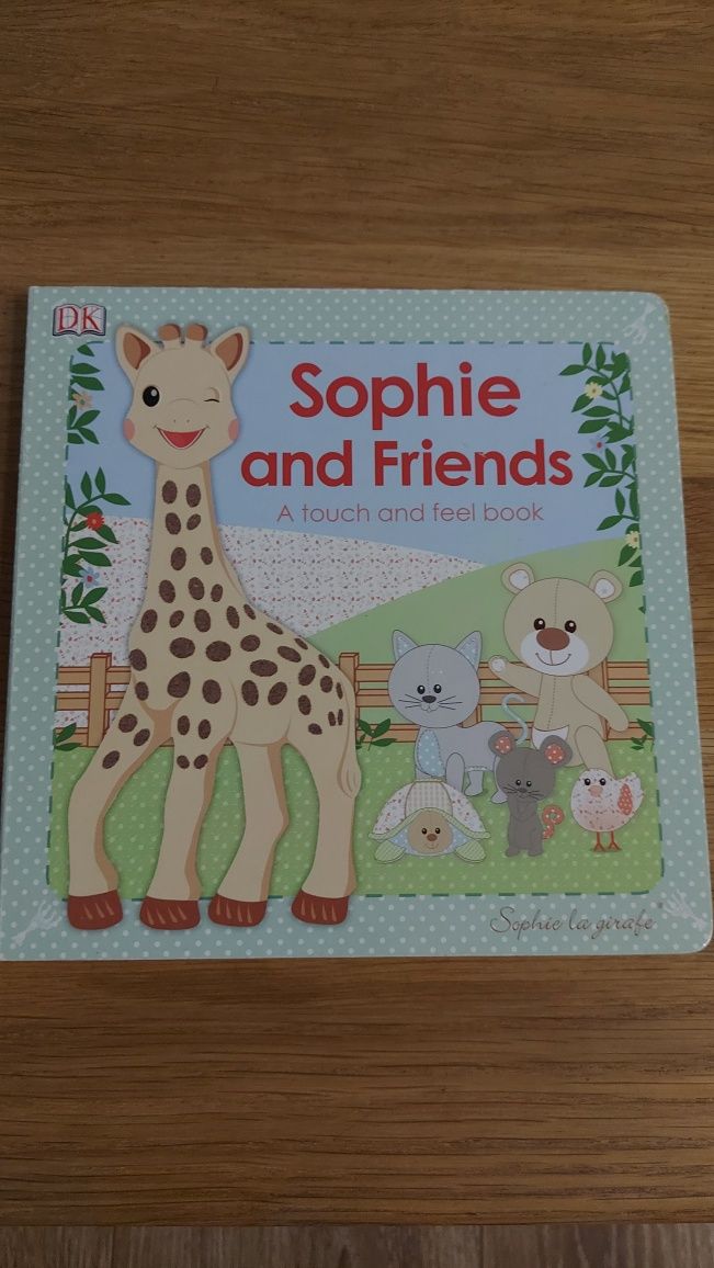 Książeczka book "Sophie and Friends" touch and feel dotknij i czuj