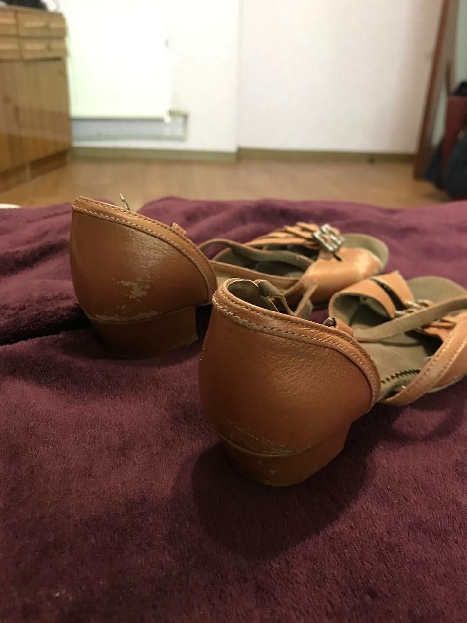Продам туфли для бальных танцев, тренировочные