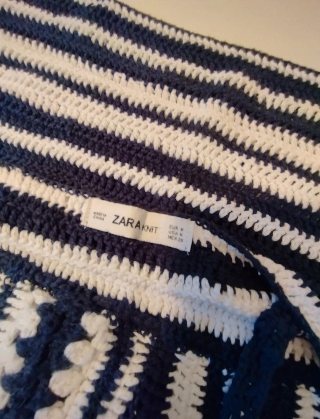 Top crochet da Zara Novo