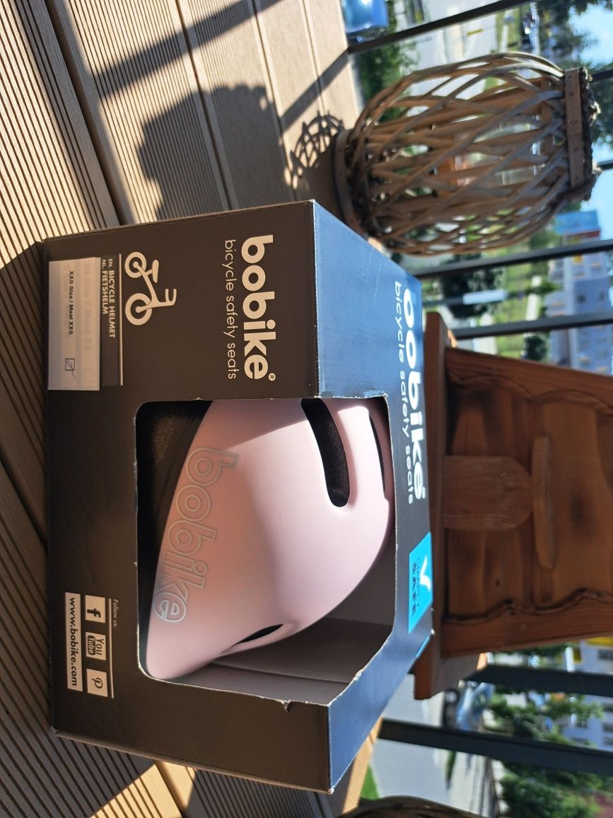 Kask bobike różowy