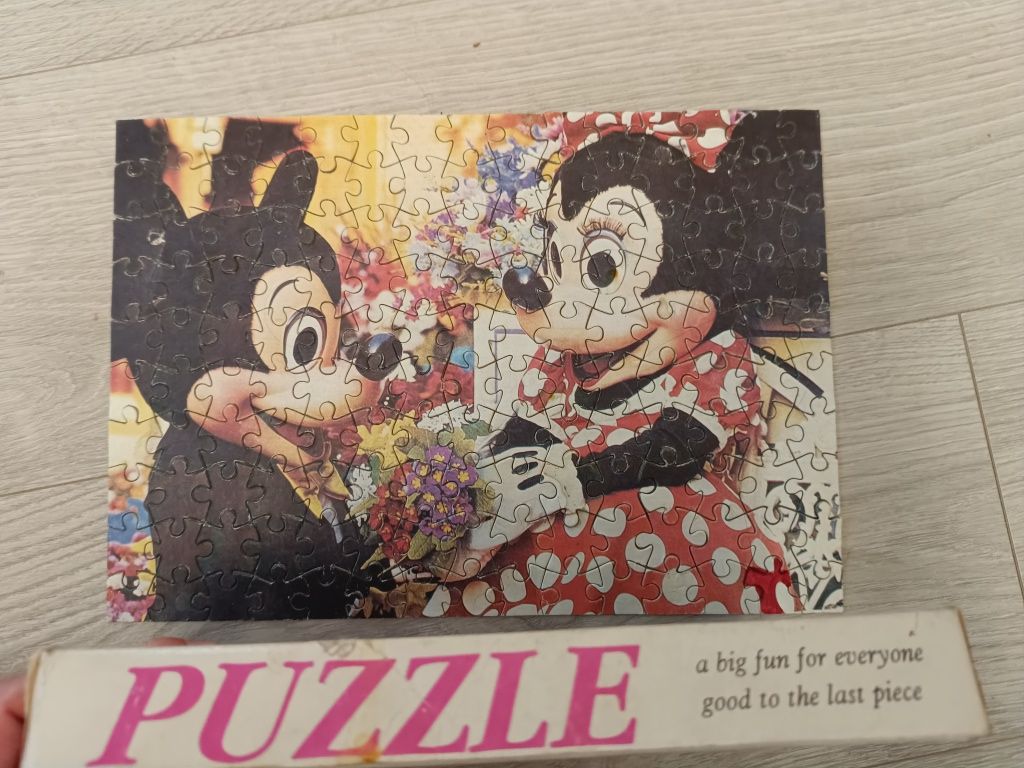 Puzzle Myszka Miki i Mini