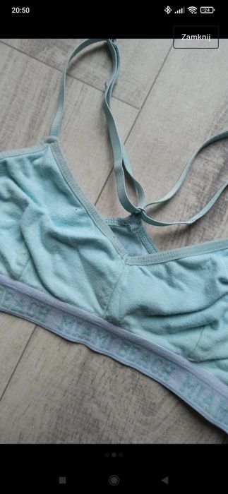 biustonosz stanik miękki sportowy