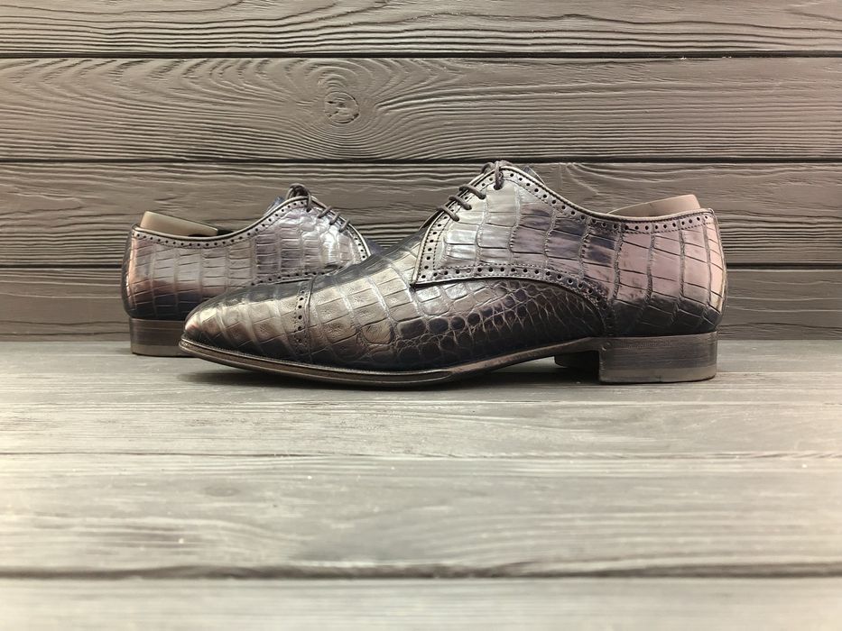 Дербы Lidfort из кожи крокодилла zilli