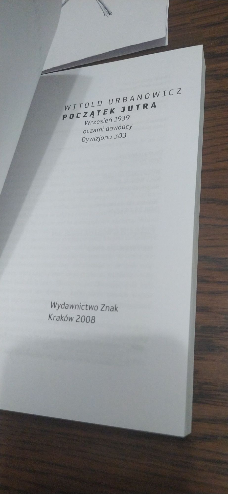 Początek Jutra Witold Urbanowicz