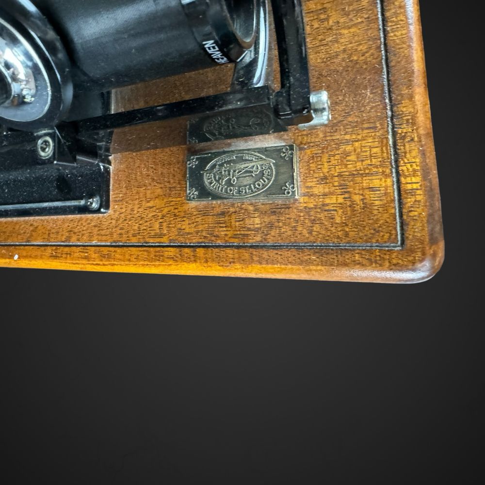 Radio jak Phonograph Thomas Fongraf Edison drewniana obudowa B41/8292
