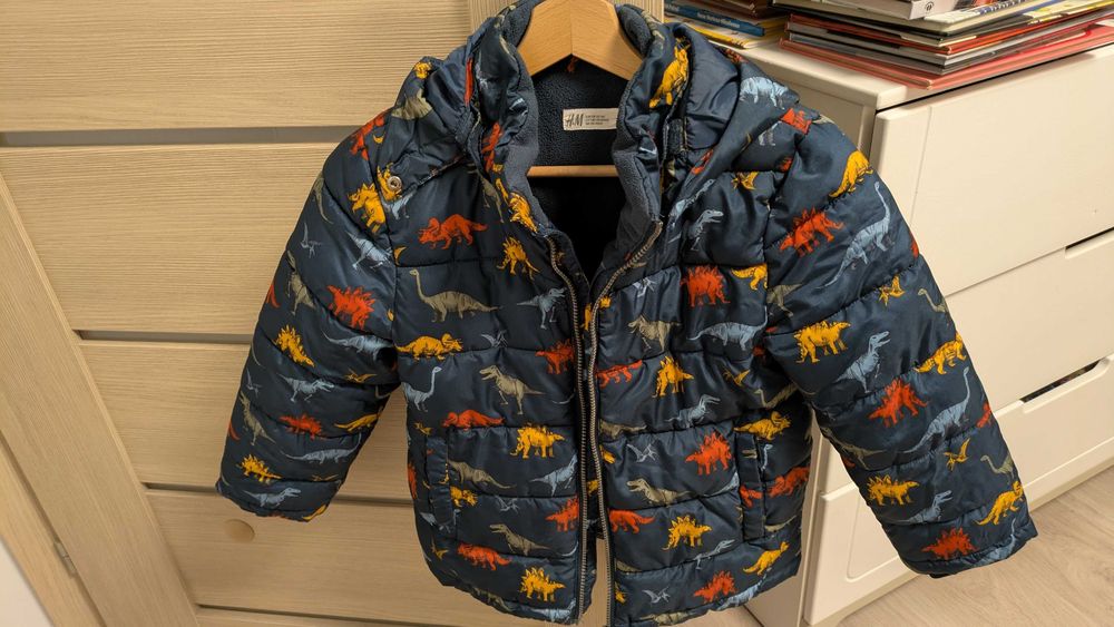 Kurtka zimowa dla chłopca H&M rozmiar 128