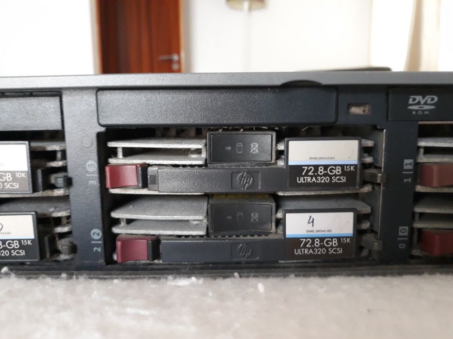 Servidor HP Proliant DL380 com 6 Discos