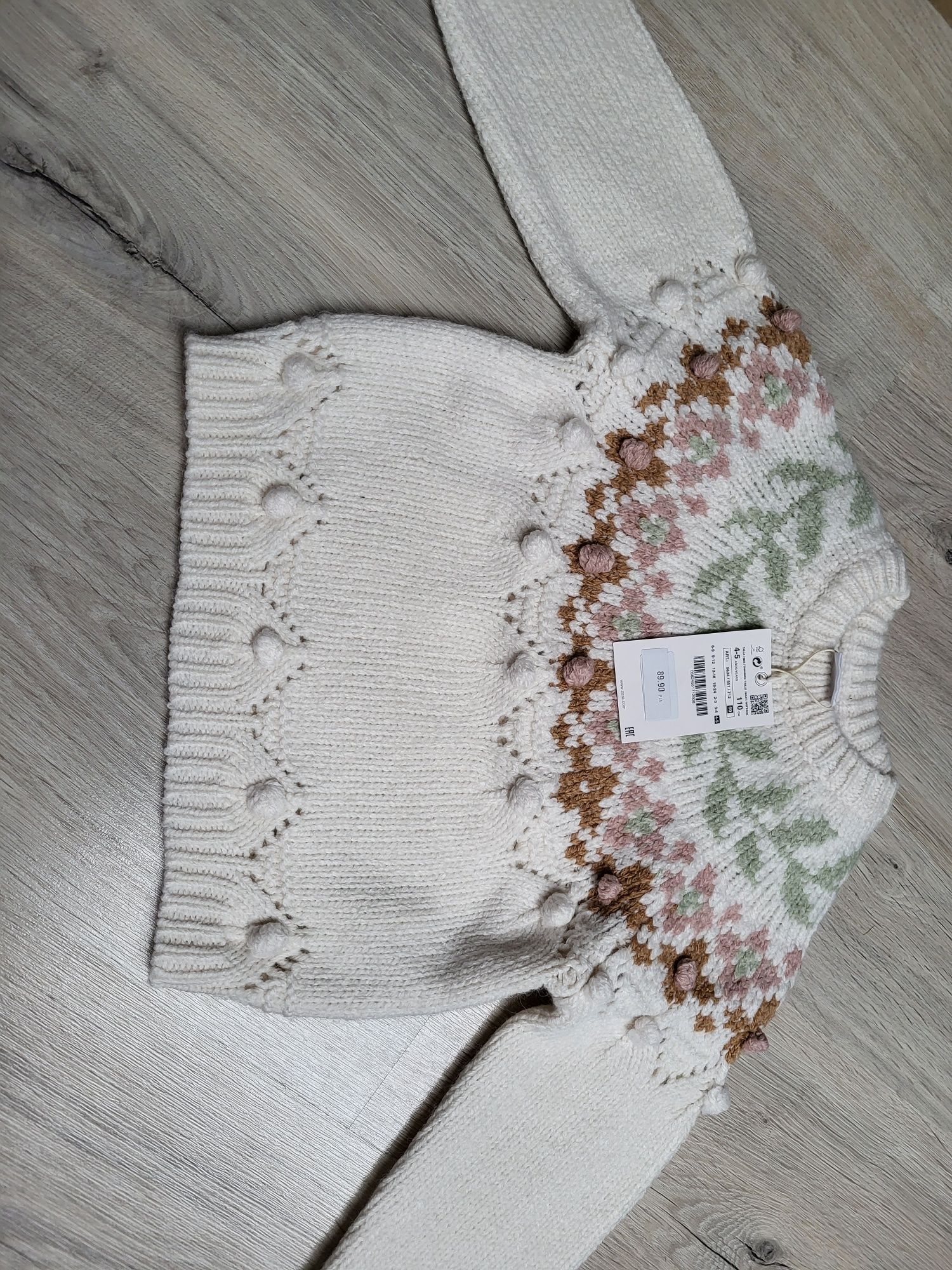 Sweter zimowy zara r. 110