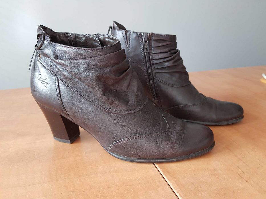Botki kozaki CAPRICE Soft stan bardzo dobry – długość wkładki 25,5 cm