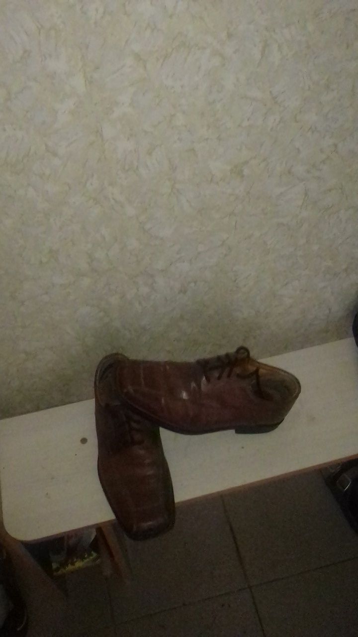 Мужские кожаные туфли