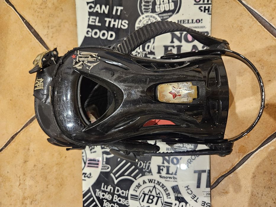 Deska snowboardowa TBT 138 cm + wiazania Ride