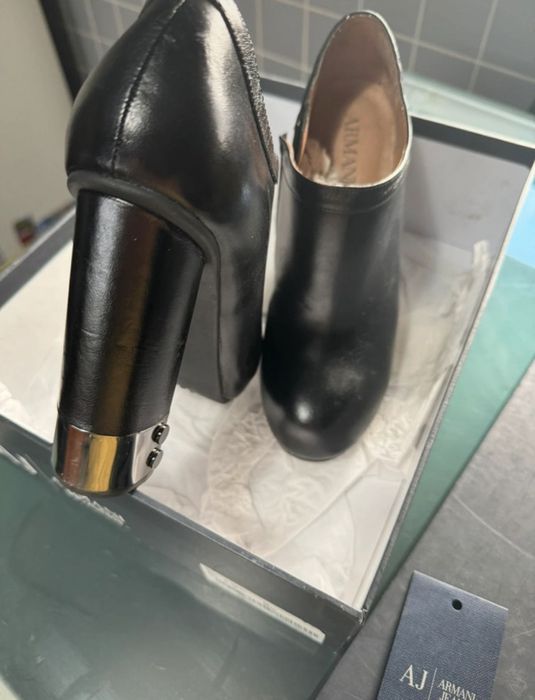 Botins em pele - Armani