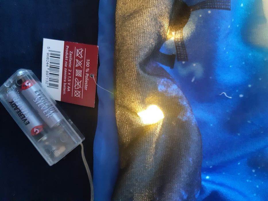 Poszewka świąteczna led