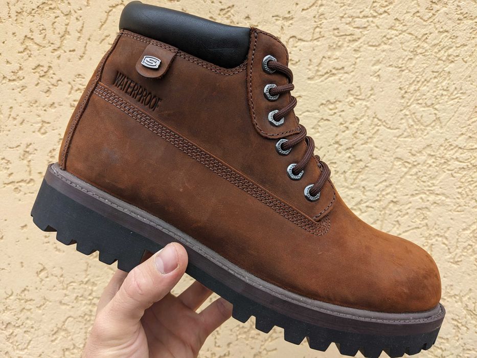 Skechers Verdict Gore-tex 44.5 / 28.5см Мужские кожаные ботинки