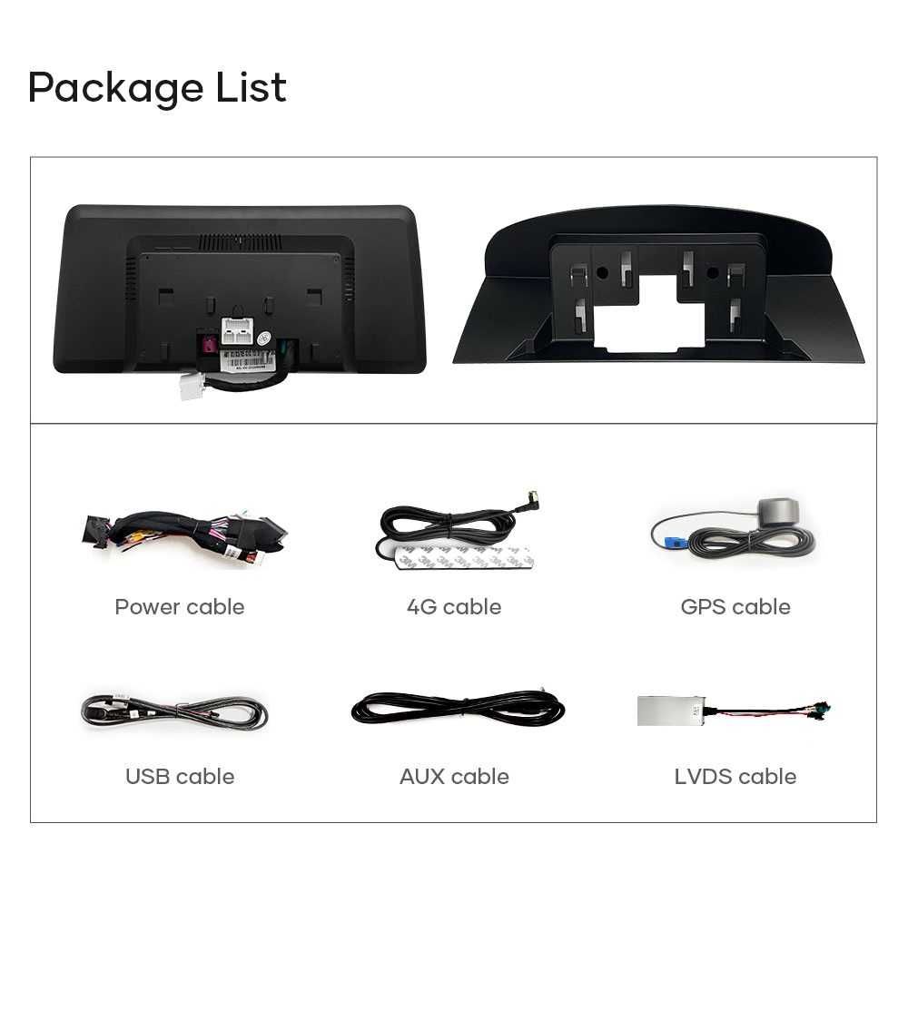 Radio DAB+ GPS WiFi 4G USB MP3 CarPlay Android MP3 BMW E60 E64 E90 E93