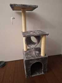 Drapak dla kota domek tunel zabawka 5 poziomów