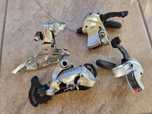 Grupa Shimano XT M750 manetki RD FD prawie retro mtb ;)