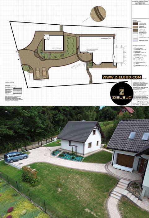 Kostka brukowa, bruk, układanie kostki brukowej