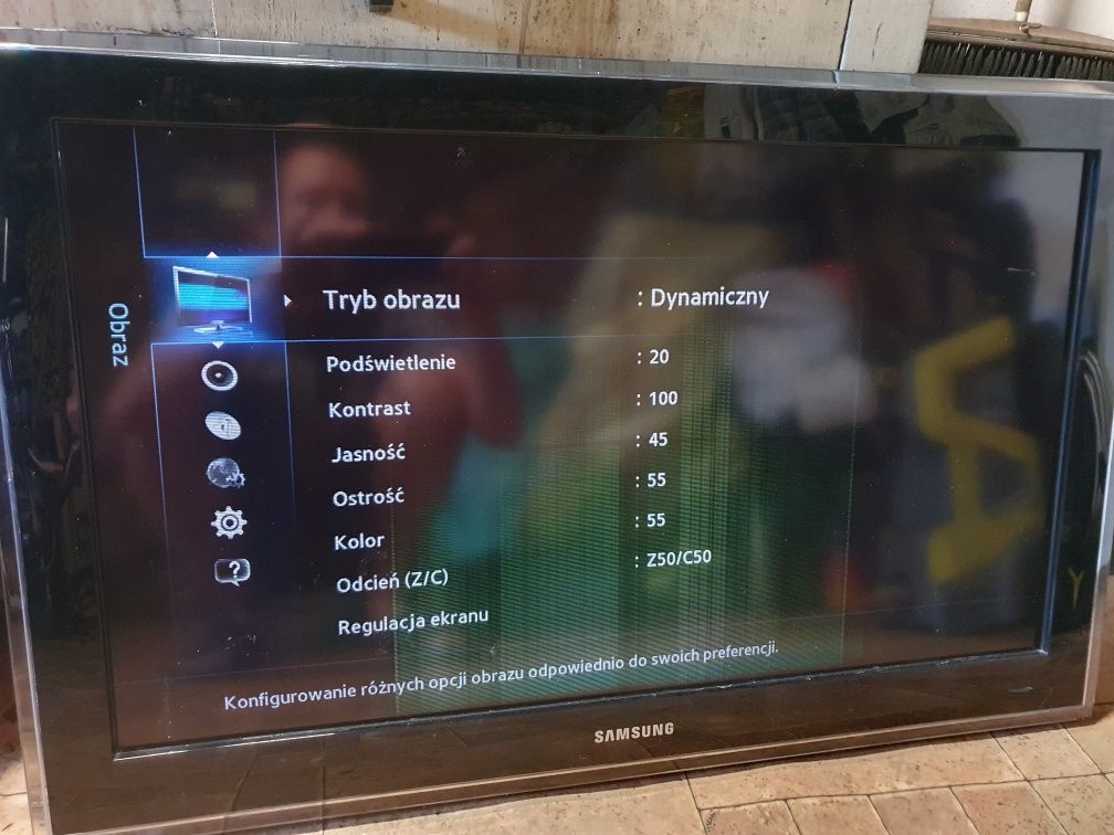 Płyta główna zasilająca inwerter logika t-con telewizor Samsung