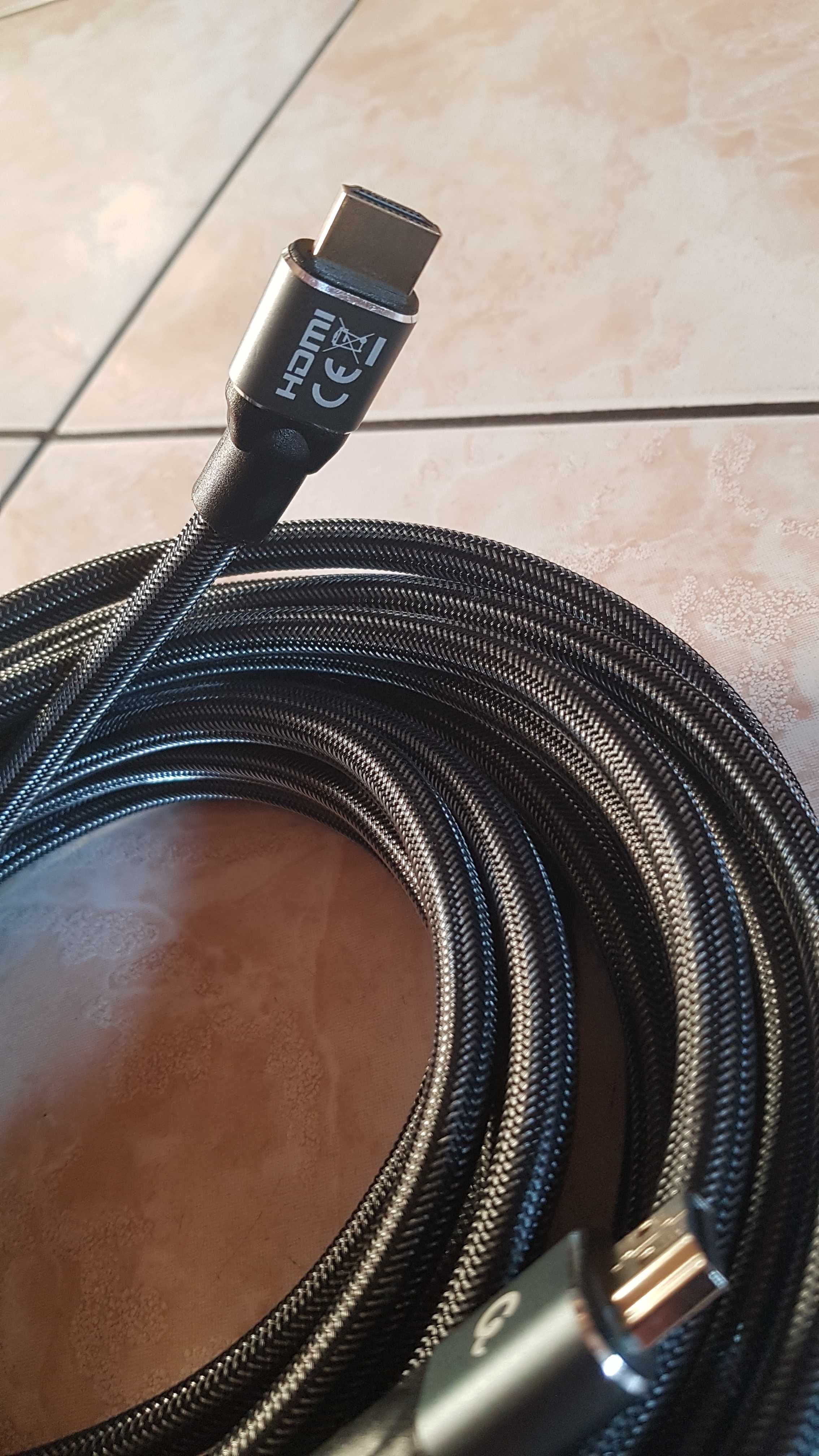 Kabel HDMI 7,5m 7.5 metra dlugi kabel przewod HDMI x 2 profesjonalny