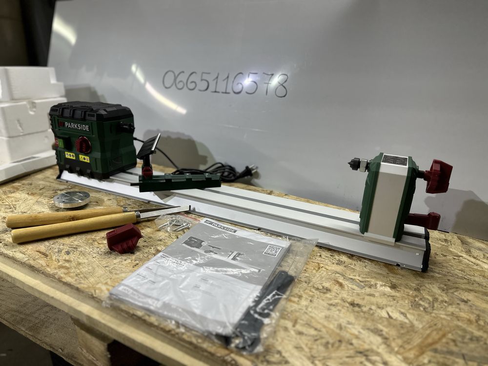 Електричний токарний станок для дерева  Parkside PDM 600 A