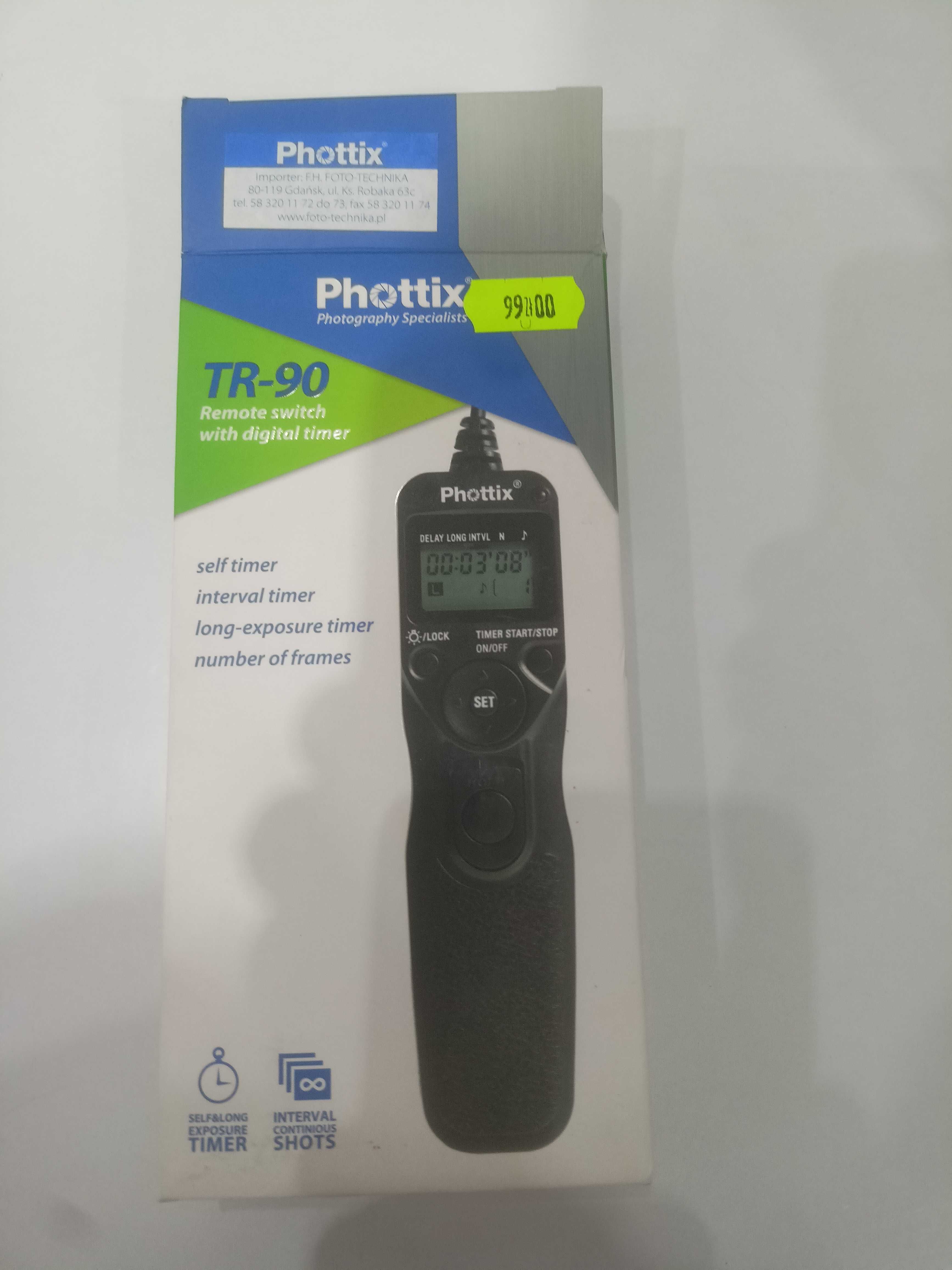 Wężyk spustowy Phottix tr-90 Nikon Interwałomież