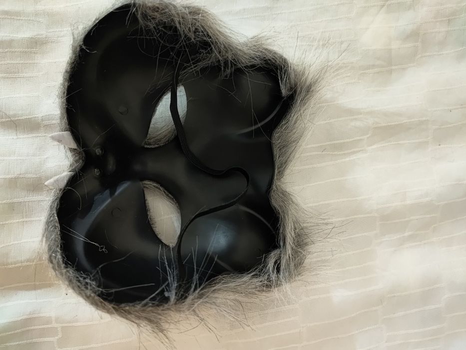 Strój przebranie kot therianie maska ogon łapki futerko uniwersalny