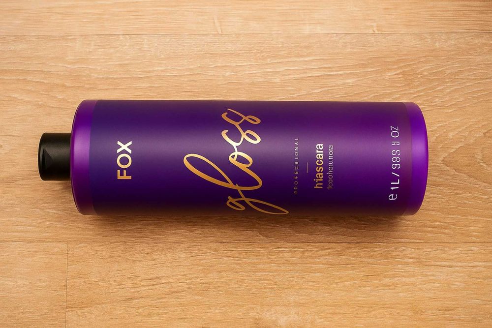 NOWY! FOX GLOSS 1L  Keratyna Кeratinowe Prostowanie