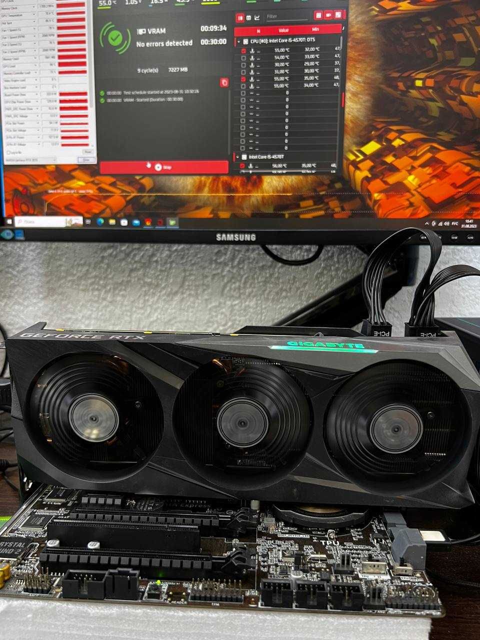 Відеокарта Gigabyte GAMING RTX 3070 8gb GDDR6 KLAVAcomp
