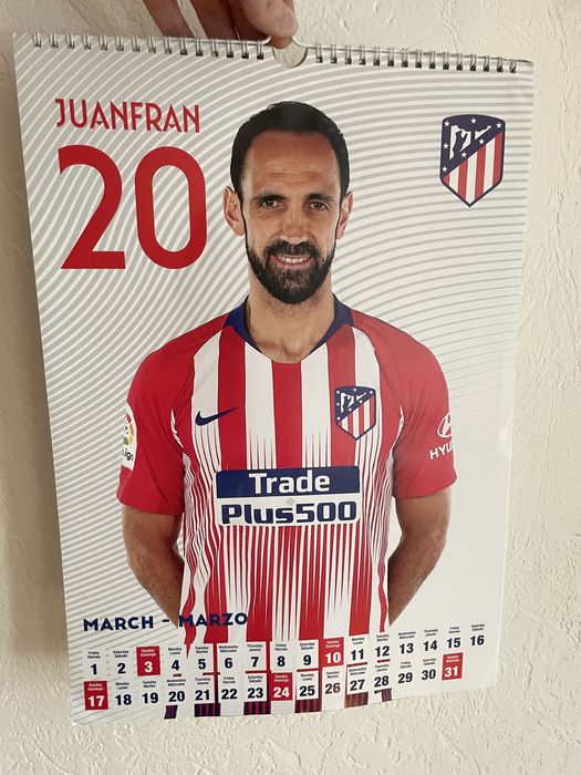 Перекидний календар Atletico de Madrid 2019