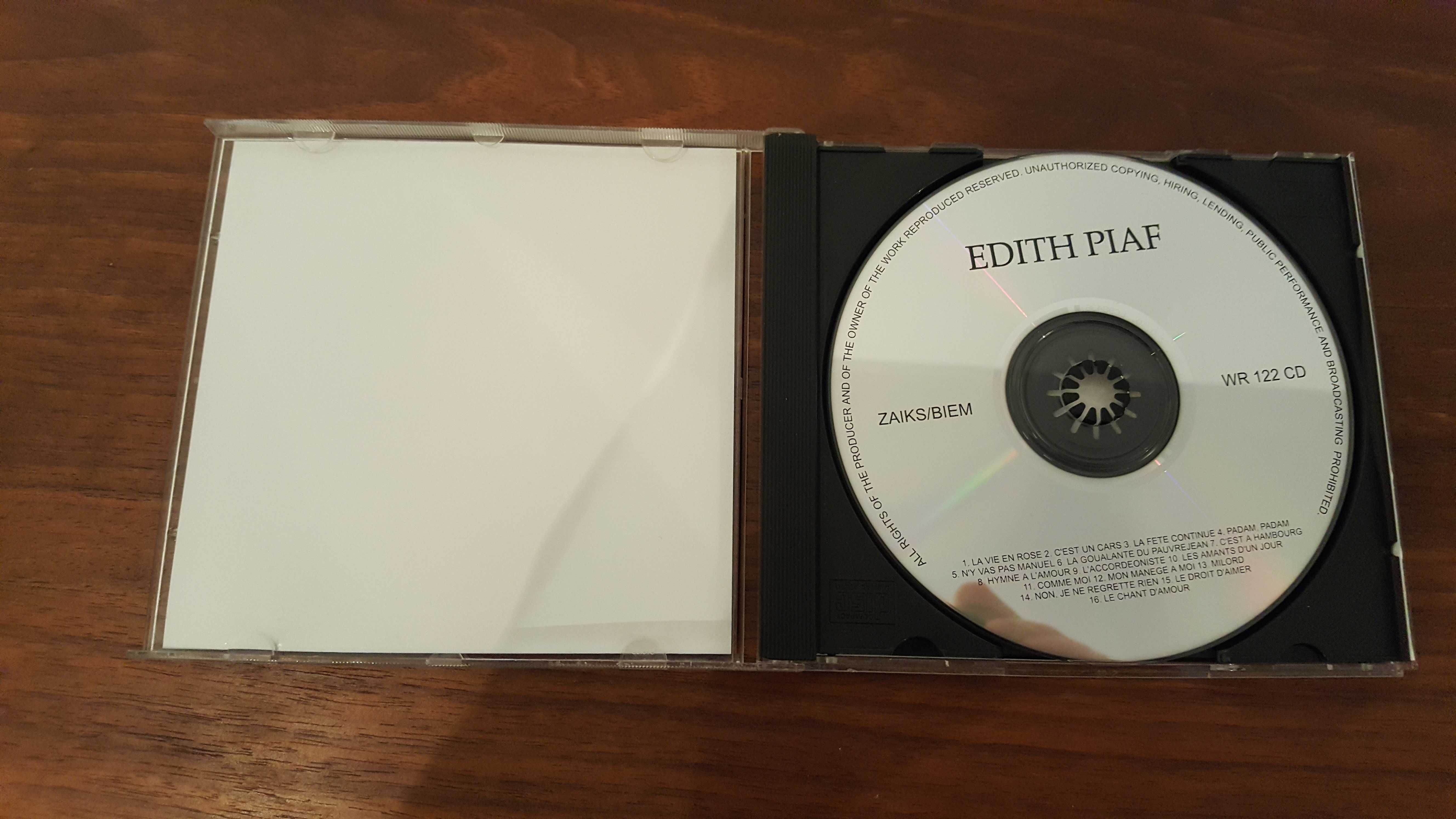 Edith Piaf The best of CD płyta kompaktowa stan bardzo dobry