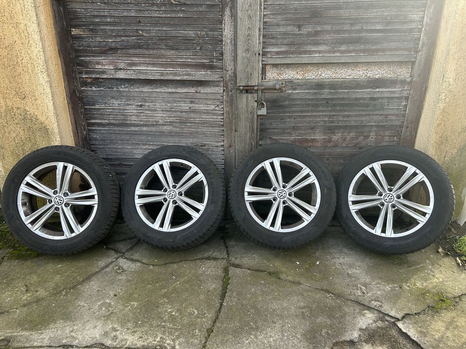 Koła felgi opony 235/55/18 VW oryginał zimowe tiguan arteon passat