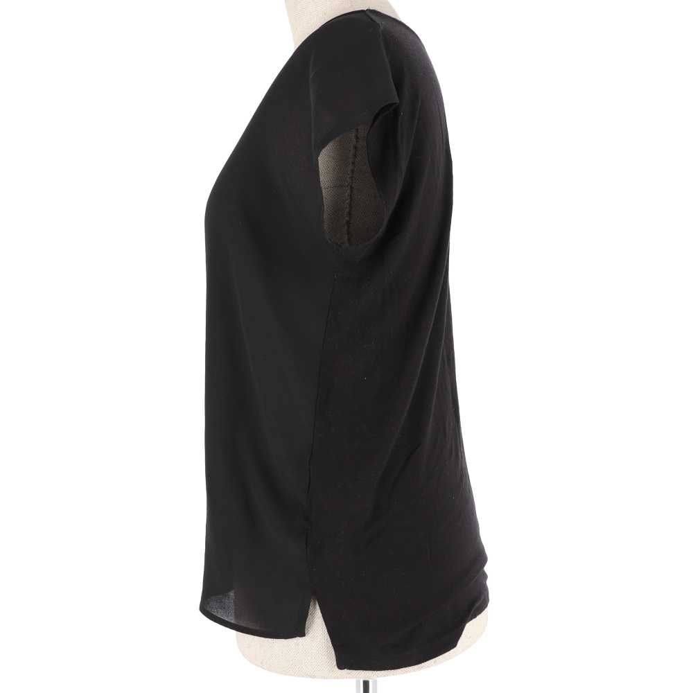 Czarna bluzka z krótkim rękawem marki New look, rozmiar 40