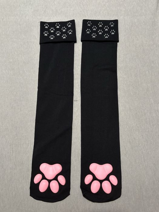 Zakolanówki kocie łapki