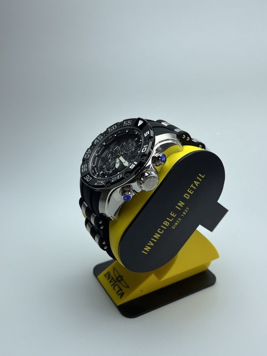 Invicta 48059, чоловічий годинник інвікта, чорний годинник