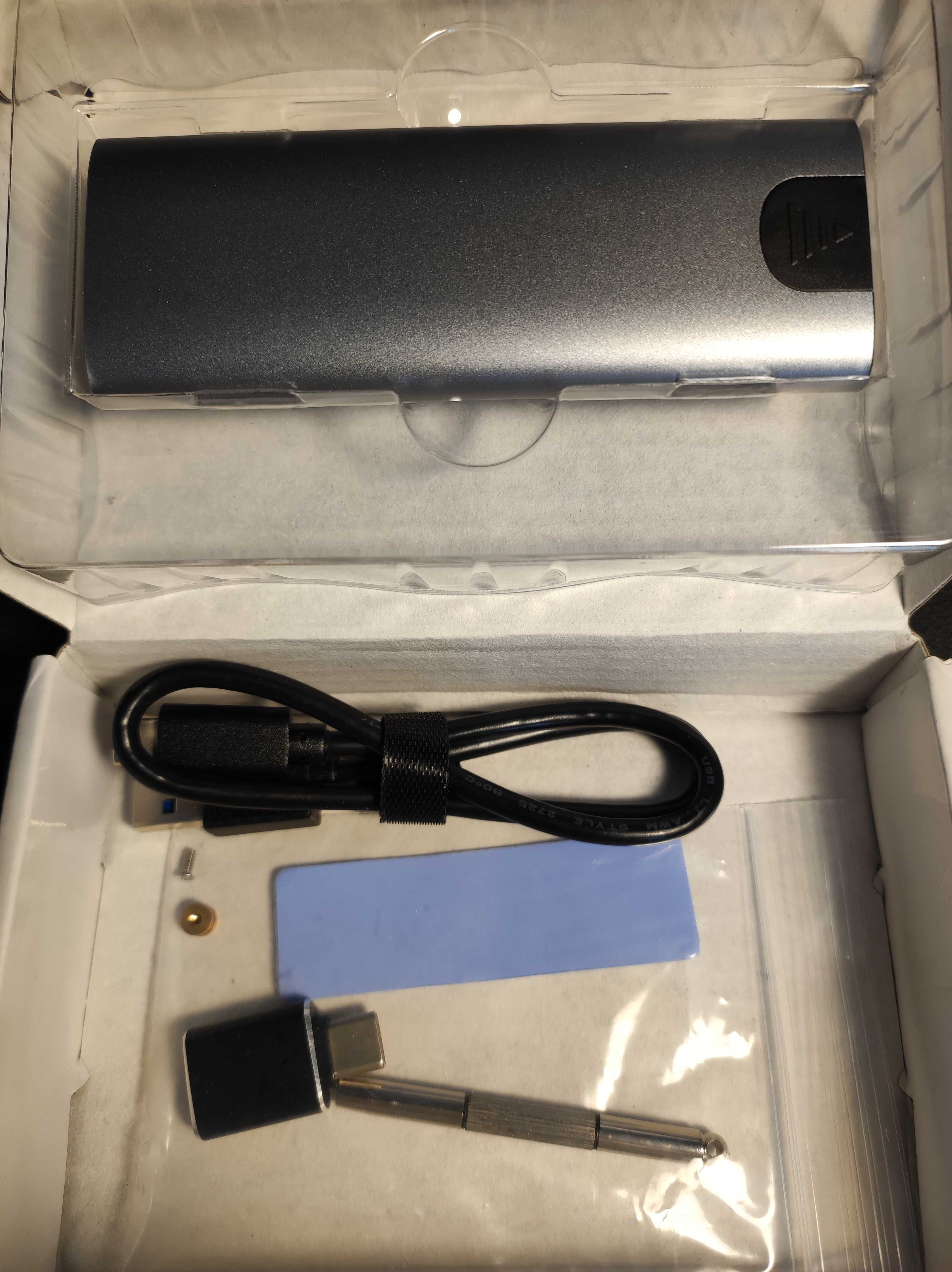 Кешеня для M.2 NVME SSD карман USB3 Gen2 Type C 10Gbps зовнішній диск