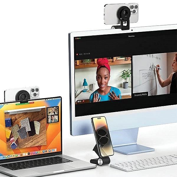 Uchwyt wielofunkcyjny SODI BM-330 indukcyjny3w1 do iMac - czarny