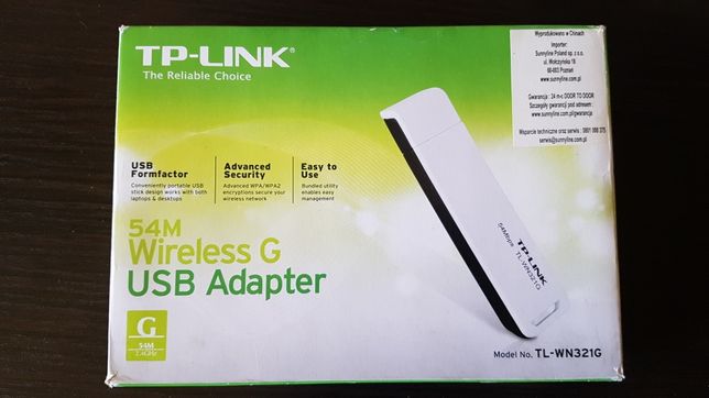 USB adapter TP Link TL- WN 321G