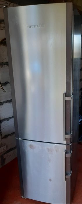 Lodówko Zamrażarka LIEBHERR Inox Srebrna 200cm Wysoka 100% Sprawna