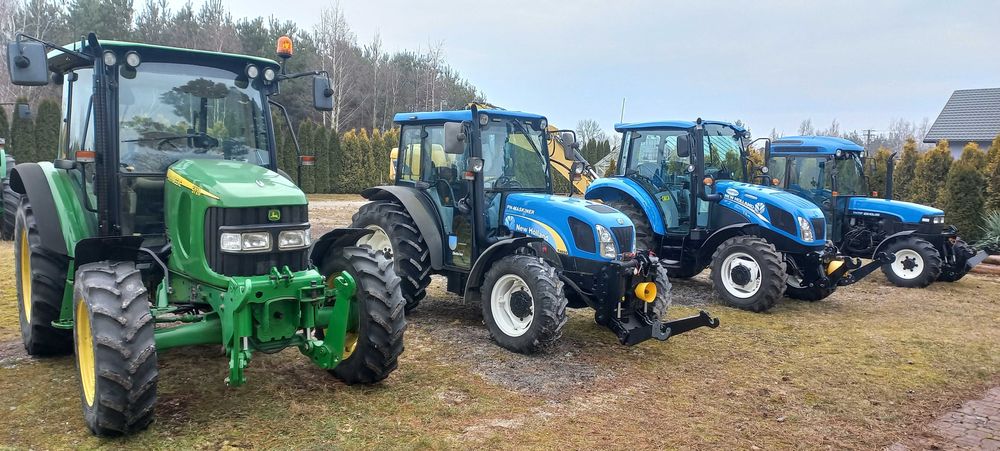 New Holland TN75FA ,T4050 T4.75 Kubota Nie widział pola do odśnieżania