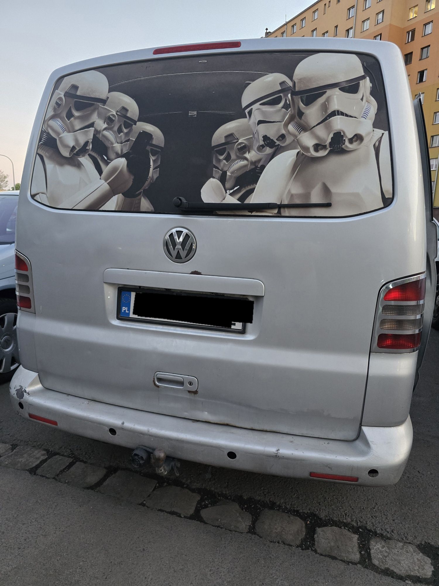 VW t5 caravella srebrna części blacharki