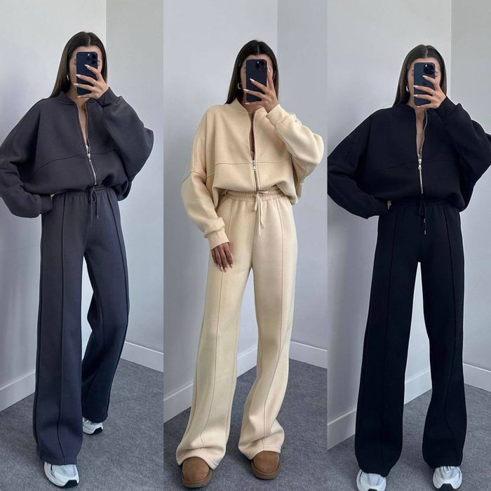 Женский костюм в стиле Зара 42-48 черный,графит Жіночий костюм гарний