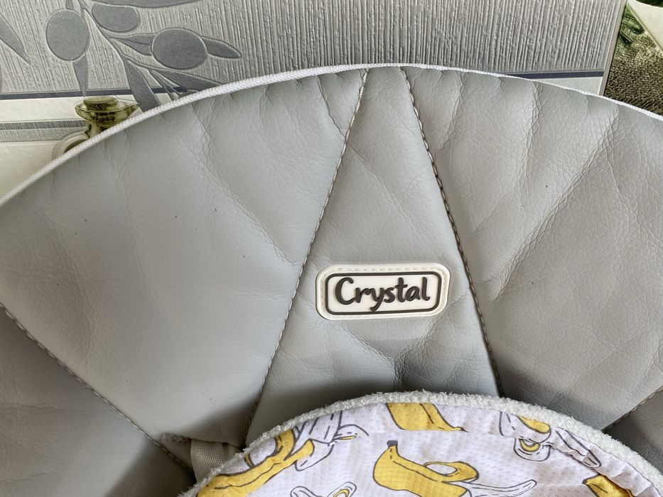 Стільчик для годування ElCamino CRYSTAL Banana Gray