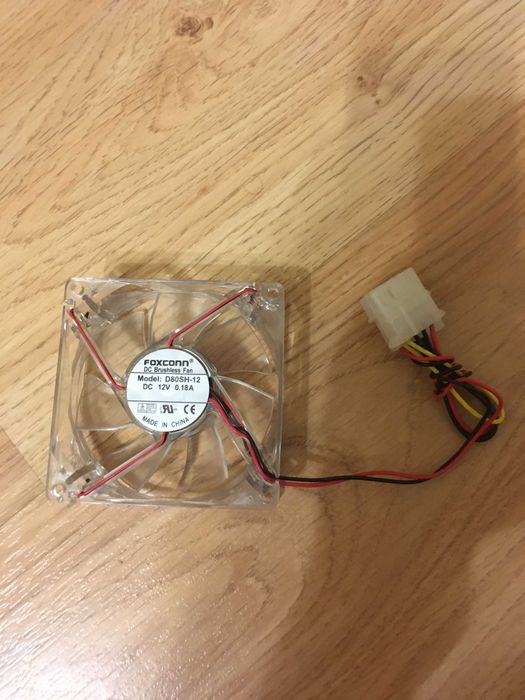Вентилятор Кулер Foxconn D80SH-12 DC 12v 0.18A Новый