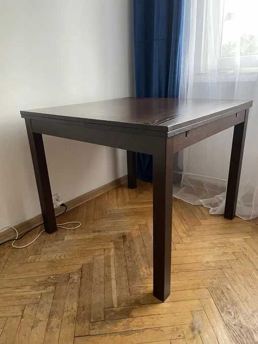 Stół IKEA Bjustra prostokątny, rozkładany na 3 roz - dostawa gratis