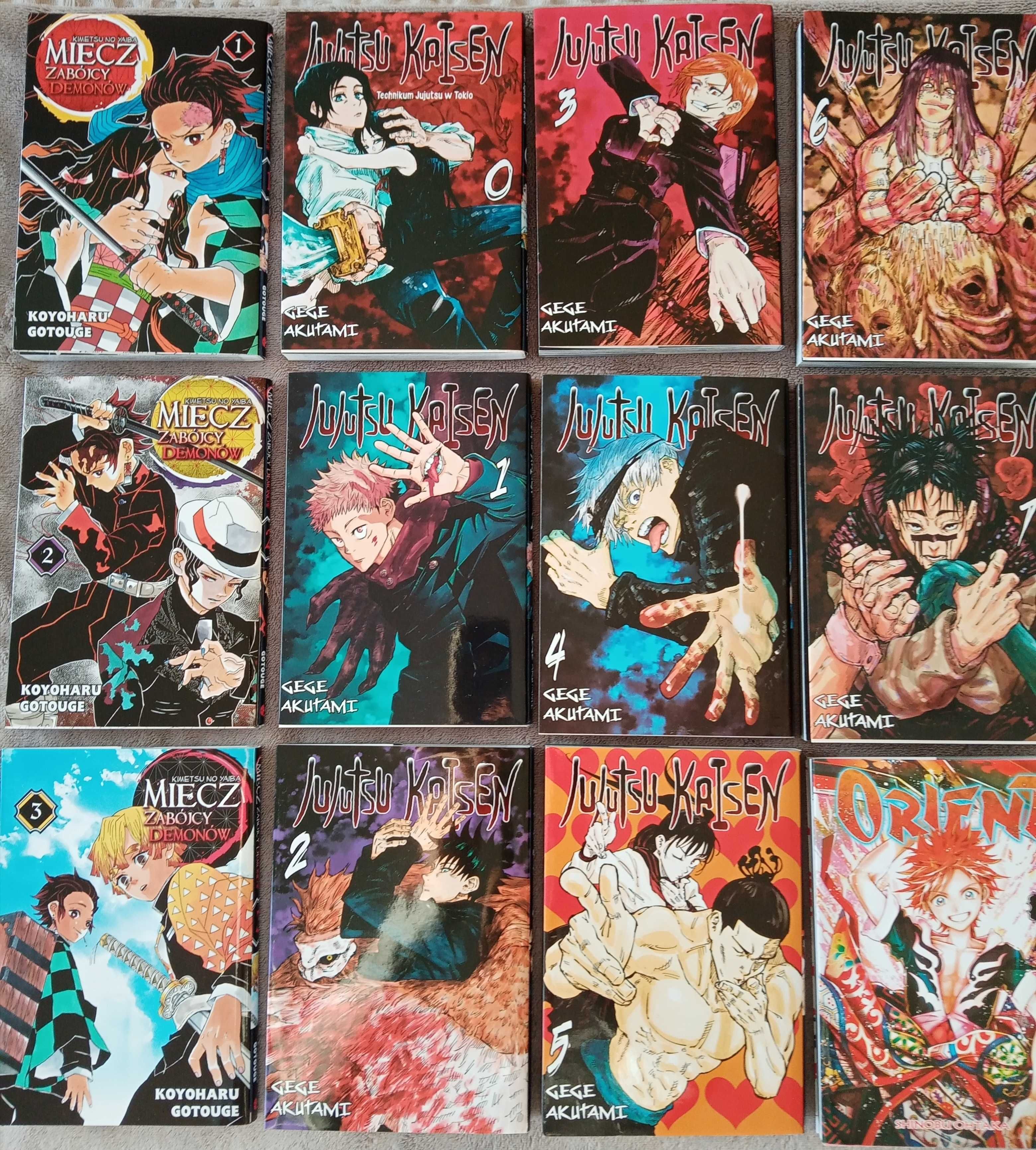 Komiksy Manga zestaw