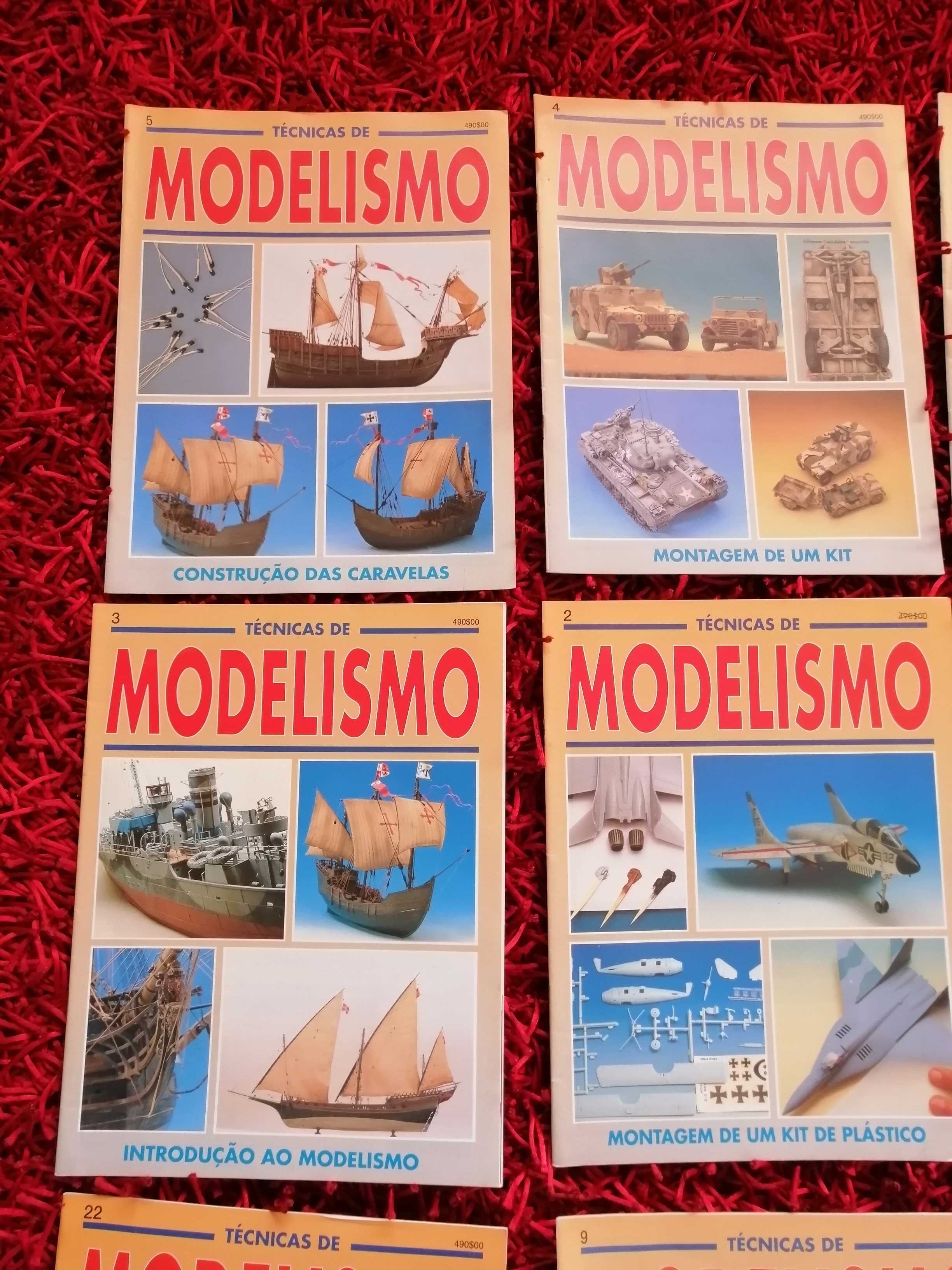 Lote de revistas sobre Técnicas de Modelismo