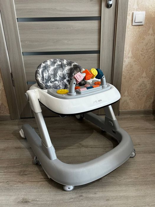 Ходунки для малюка El Camino ME 1163 Multiway Gray 2 в 1