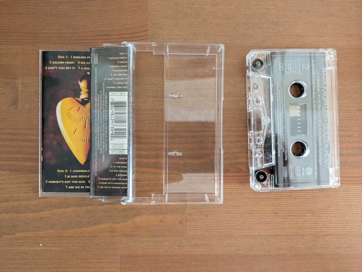 K7 | Cassete - Mark Knopfler " Golden Heart " 1996
