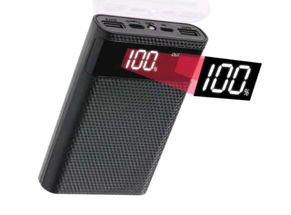 Корпус Павербанк PowerBank з захистом, під батарею 18650 х 4
